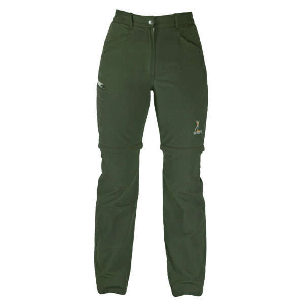 Pantalón Trekking Mujer Ripstop Desmontable Antidesgarro