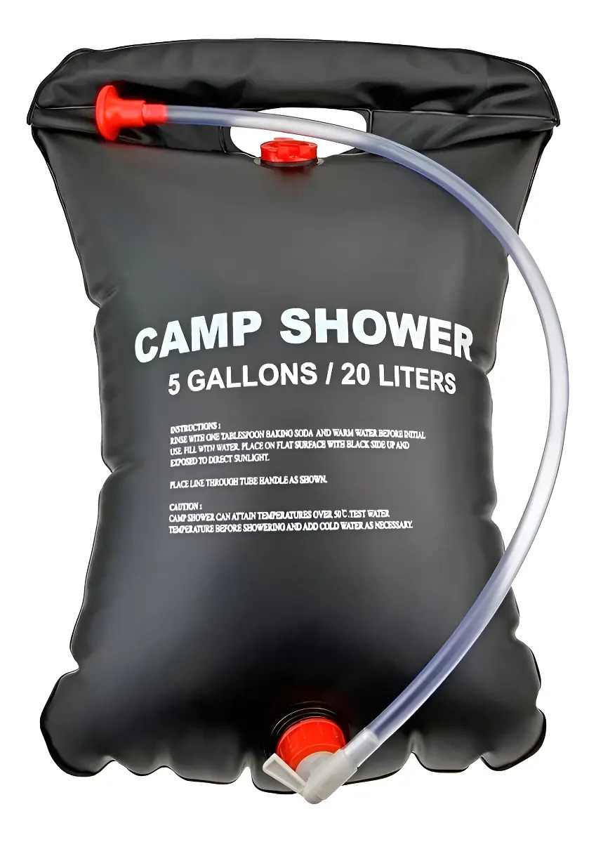 Ducha Portatil Camping 20 L Solar Regulable