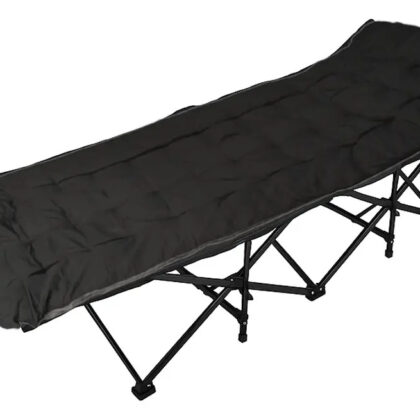 Catre Cama Acero Premium con Colchon - Negro